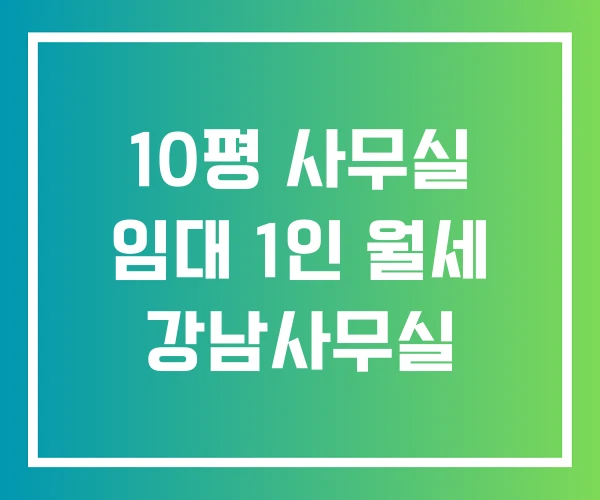 10평 사무실 임대 1인 월세 강남사무실 10평 사무실 임대 1인 월세 강남사무실