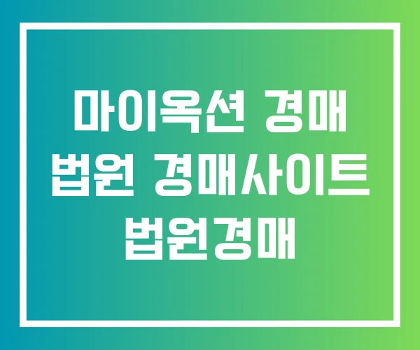 마이옥션 경매 법원 경매사이트 법원경매 마이옥션 경매 법원 경매사이트 법원경매