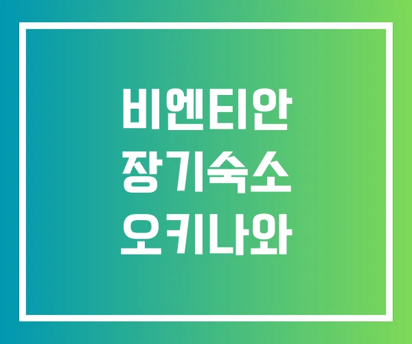 비엔티안 장기숙소 오키나와 비엔티안 장기숙소 오키나와